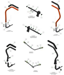 2025 BAD BOY MZ RAMBLER & MZ MAGNUM DRIVE ARM SUB ASSEMBLIES