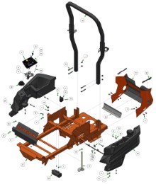 2025 BAD BOY MAVERICK FUEL TANK & REAR COVER