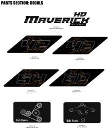 2025 BAD BOY MAVERICK HD DECALS (CONT)