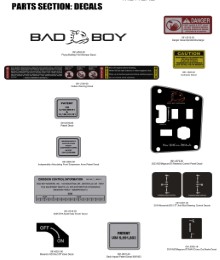 2025 BAD BOY MAVERICK HD DECALS