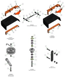 2025 BAD BOY MAVERICK HD DECK SUB ASSEMBLIES