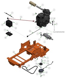 2025 BAD BOY MAVERICK HD ENGINE - BRIGGS VANGUARD 28HP 810CC