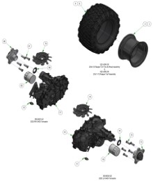 2025 BAD BOY MAVERICK HD WHEEL SUB ASSEMBLIES