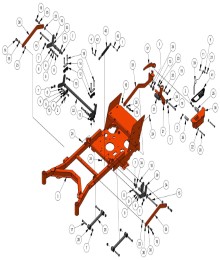 2025 BAD BOY RAIDER (WALK BEHIND) DECK HEIGHT LINKAGE