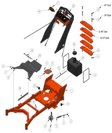 2025 BAD BOY RAIDER (WALK BEHIND) FRAME