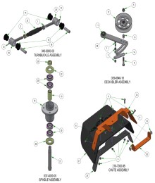 2025 BAD BOY REBEL DECK SUB ASSEMBLIES