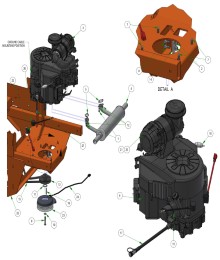 2025 BAD BOY REBEL ENGINE - 852CC KAWASAKI FX-850V