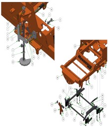 2025 BAD BOY RENEGADE DIESEL DECK HEIGHT ACTUATORS