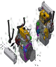 2025 BAD BOY RENEGADE DIESEL ENGINE PERKINS 1100CC