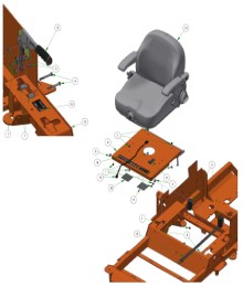 2025 BAD BOY RENEGADE DIESEL SEAT & BRAKE