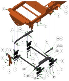 2025 BAD BOY RENEGADE GAS ACTUATOR BARS