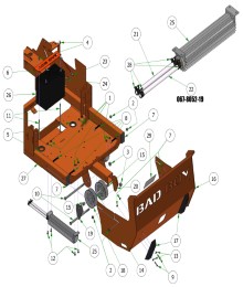 2025 BAD BOY RENEGADE GAS REAR COVER & BATTERY