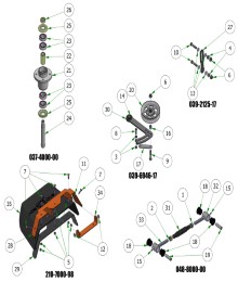 2025 BAD BOY RENEGADE GAS DECK SUB ASSEMBLIES