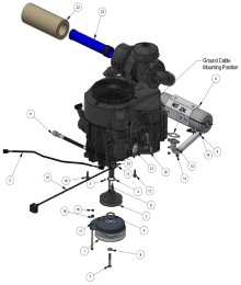 2025 BAD BOY REVOLT ENGINE - KAWASAKI FX-691