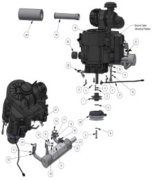 2025 BAD BOY REVOLT ENGINE - KAWASAKI FX-850