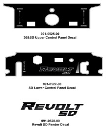 2025 BAD BOY REVOLT SD DECALS (CONT)