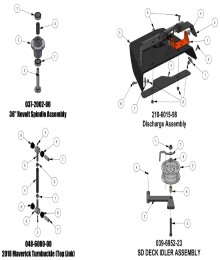 2025 BAD BOY REVOLT SD DECK COMPONENTS