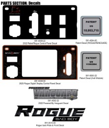 2025 BAD BOY ROGUE DECALS (CONT)