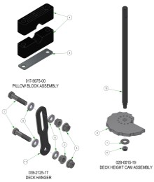 2025 BAD BOY ROGUE DECK HEIGHT SUB ASSEMBLIES