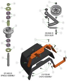 2025 BAD BOY ROGUE DECK SUB ASSEMBLIES