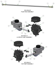 2025 BAD BOY ROGUE DRIVE ARMS SUB-ASSEMBLIES (CONT)