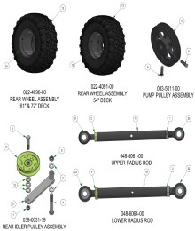 2025 BAD BOY ROGUE REAR SUSPENSION SUB-ASSEMBLIES