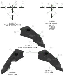 2025 BAD BOY ROGUE TANKS & BATTERY: FUEL TANKS