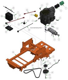 2025 BAD BOY ZT ELITE ENGINE - BRIGGS VANGUARD 27HP CXI