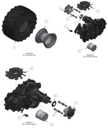 2025 BAD BOY ZT AVENGER TRANSAXLE SUB ASSEMBLIES